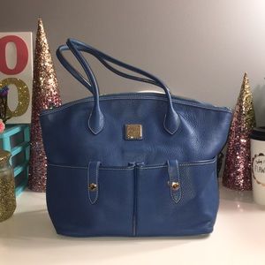 Dooney & Bourke Large Blue Florentine Purse
